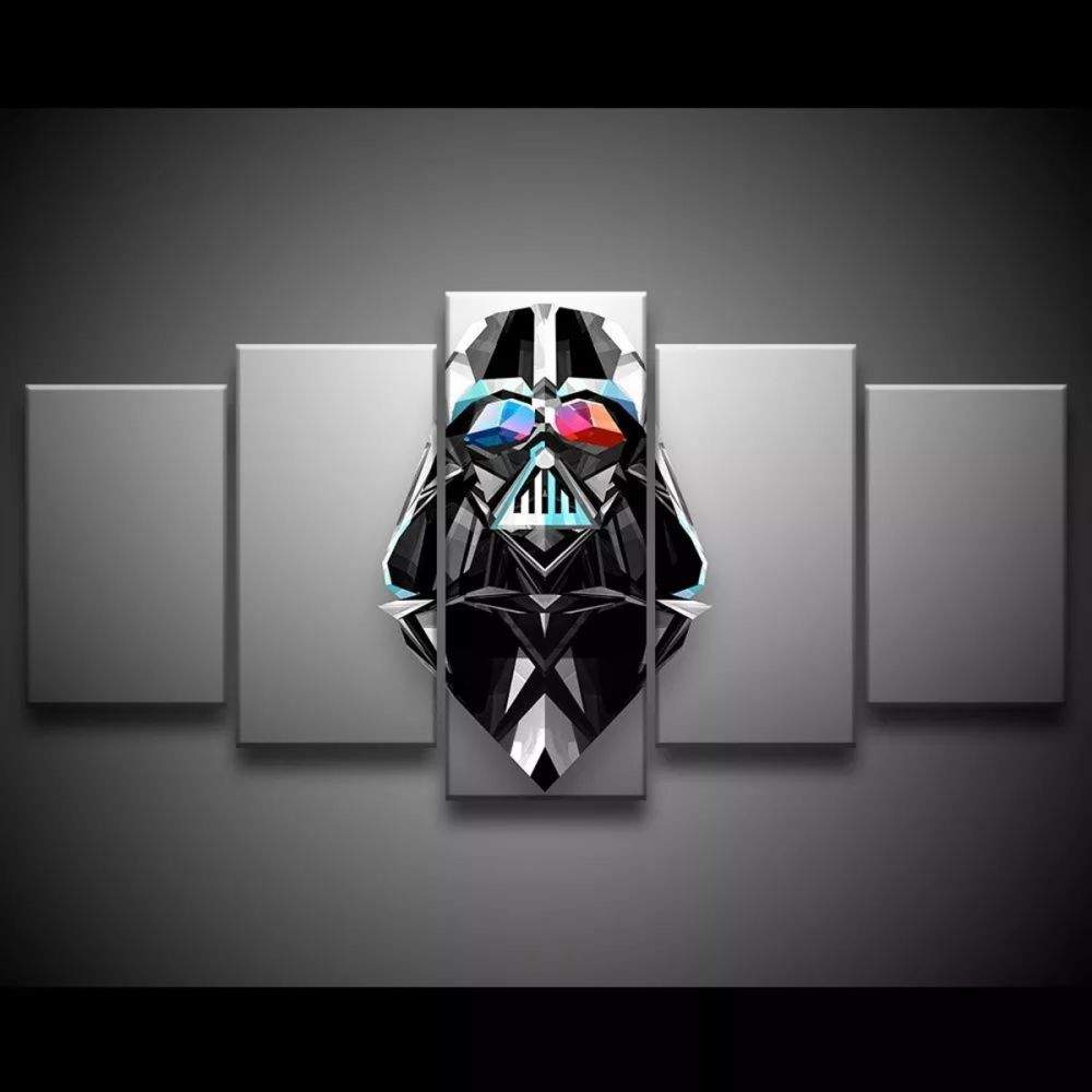 Quadro Decorativo 129x63 Sala Quarto Darth Vader Star Wars 1 Imagem 1