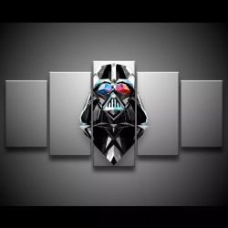 Quadro Decorativo 129x63 Sala Quarto Darth Vader Star Wars 1