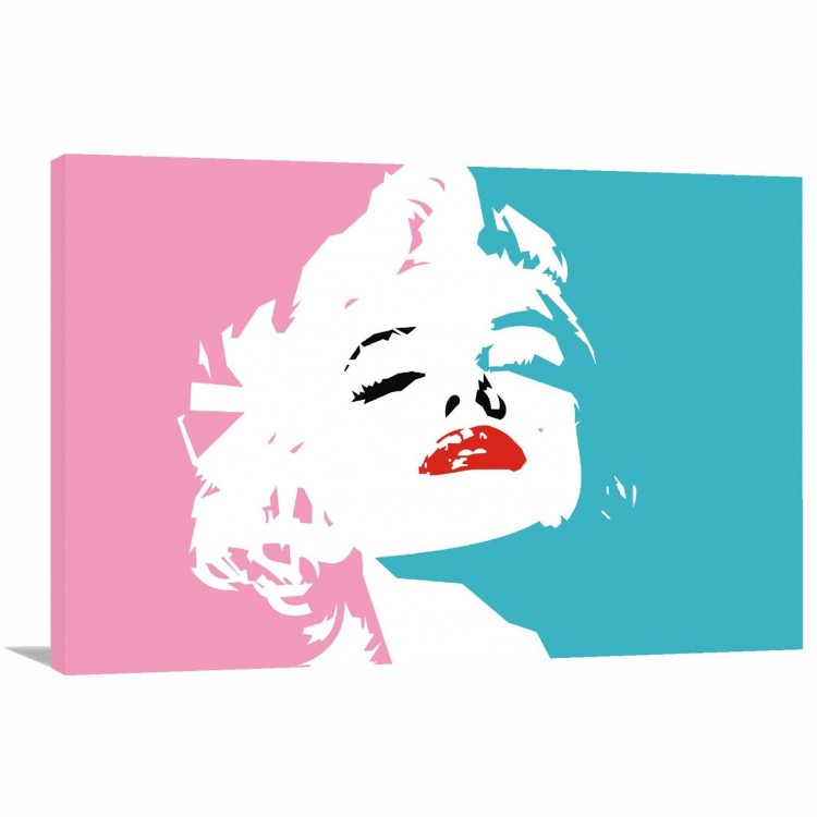 Quadro decorativo Marilyn Monroe - Artístico - Tela em Tecido Imagem 1