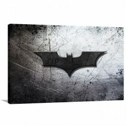 Quadro decorativo Batman com Tela em Tecido