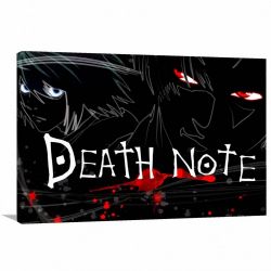 Quadro decorativo Death Note com Tela em Tecido