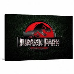 Quadro decorativo Jurassic Park Filme Tela em Tecido