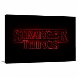 Quadro decorativo Stranger Things - Séries - Tela em Tecido