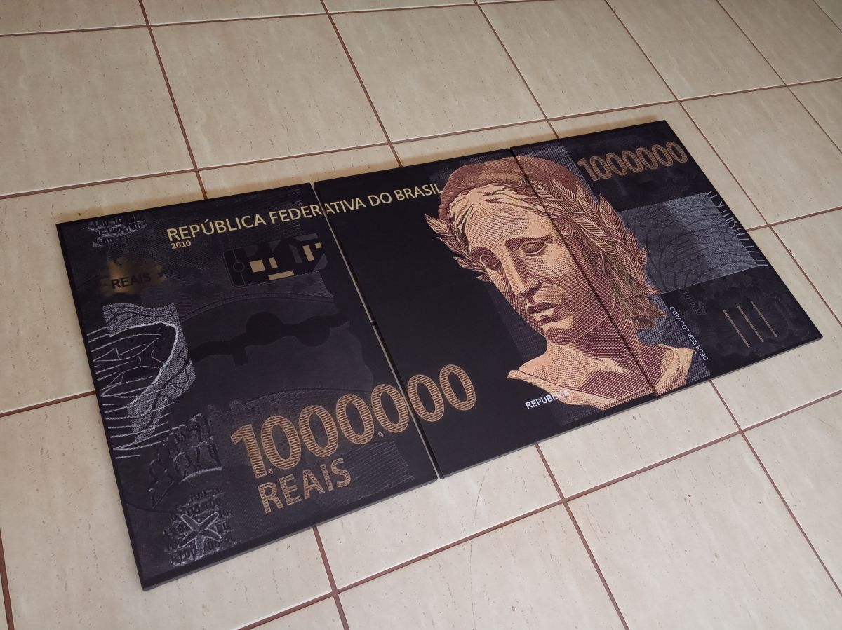 Nota De 1 Milhão De Reais