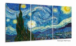 Quadro Van Gogh Noite Estrelada Decorativo Para Sala 