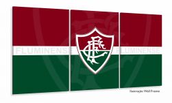 Quadros Decorativos Fluminense 60x120 3 peças