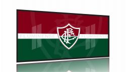 Quadros Decorativos Fluminense 130x60 Moldura Preta 2x2